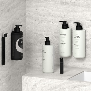 <span class=keywords><strong>Distributeur</strong></span> <span class=keywords><strong>de</strong></span> salle d'hôtes rechargeable 400 ml à fixation murale invisible et pompe anti-fuite et anti-effraction - Product Image 2