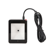 Lecteur de codes-barres filaire EVAWGIB, lit les codes-barres 2D et 1D, lecteur de codes-barres pour téléphone portable, lecteur de codes-barres à écran fixe