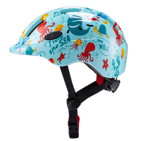 Casque de vélo BMX pour enfants avec coque renforcée, imprimé pieuvre, PC EPS, réglable, pour skateboard et trottinette