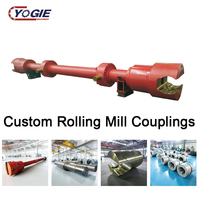 Accouplement d'arbre industriel robuste en acier forgé sur mesure OEM, à joint universel croisé pour laminoir