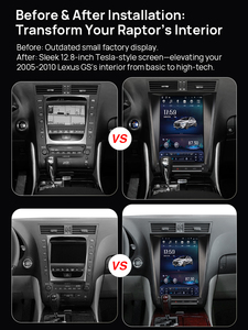 Écran de style Tesla de 12,8 pouces pour <span class=keywords><strong>Lexus</strong></span> GS <span class=keywords><strong>300</strong></span> 350 460 2005-2010, autoradio Android, multimédia, CarPlay automatique, 4G Wifi, FM, USB, affichage - Product Image 2