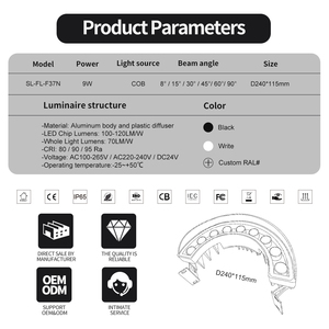 Lampe LED d'extérieur RGB IP65 AC/DC pour aménagement paysager, corps en aluminium, éclairage d'arbre en forme de palmier, projecteur avec capteur de lumière, intensité réglable pour jardin - Product Image 2