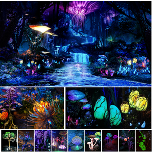 ไฟประดับตกแต่งรูปทรงดอกไม้ประดิษฐ์เรืองแสง LED สำหรับตกแต่งสวนในร่มและกลางแจ้ง - Product Image 5