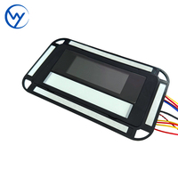 12V 60W Affichage de la température du temps Six boutons Gradateur CCT Defogger Touch Switch Smart, Conçu pour Premium Mirror
