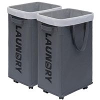 Panier à linge en cèdre sur roulettes, pliable, pour chambre à coucher, en tissu Oxford, pour le rangement des jouets