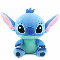 En gros, Peluches Stitch mignonnes de 8 pouces (20 cm), personnages de dessins animés, jouets en peluche doux, cadeaux pour enfants, poupées pour machine à griffes