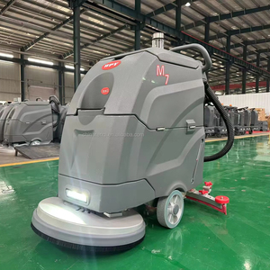 Renqi nhà máy bán buôn điện tự động đi bộ sàn gạch làm sạch máy chà sàn hoạt động giảm giá hiệu quả cao quét sàn - Product Image 2