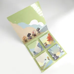 Custom 3x3 Inches Sticky Notes with Plastic Cover Design Your Own Loose Leaf Tab