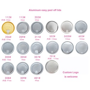 卸売 簡単剥離 フルオープン アルミ蓋 EOE # ペットボトル用ソーダ缶、プラスチック飲料缶蓋、52×73mmアルミ箔蓋 202個 - Product Image 3