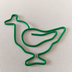 Clip en papier <span class=keywords><strong>pingouin</strong></span> coloré et écologique de forme personnalisée, avec logo créatif, en <span class=keywords><strong>fil</strong></span> de fer recouvert de PET, de fabrication professionnelle - Product Image 4