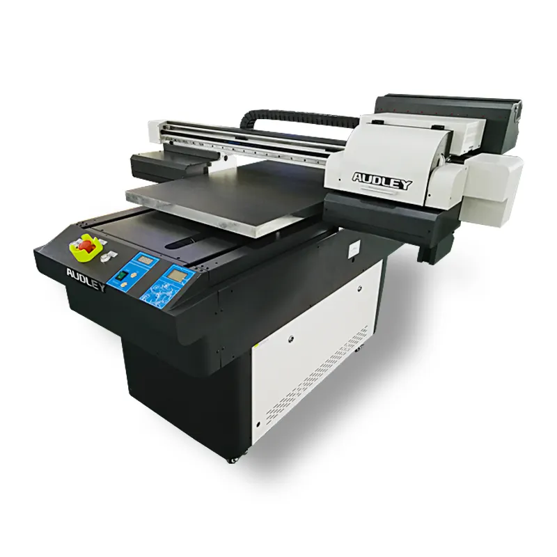 Goedkope Prijs Hot Koop NO.6090 Audley Digitale Flatbed Uv Inkjet Printer Voor Goederen Verpakking Ontwerp