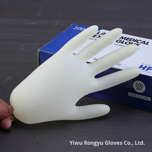 <span class=keywords><strong>Gants</strong></span> <span class=keywords><strong>de</strong></span> <span class=keywords><strong>protection</strong></span> jetables en latex <span class=keywords><strong>de</strong></span> 9 pouces, sans poudre, <span class=keywords><strong>de</strong></span> qualité alimentaire, à haute élasticité, résistants à l'usure, conformes à la norme EN ISO 374 - Product Image 3