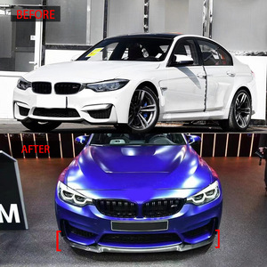 Divisor de Parachoques Delantero para BMW F80, 2 Secciones, Negro Brillante, ABS, para Modelos 2013-2019 - Product Image 2