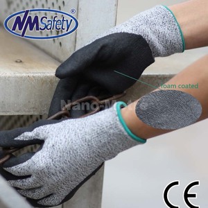 NMSAFETY Guantes de Seguridad de Trabajo Duraderos para Jardín y Hogar, Recubiertos de Nitrilo, con Forro de HPPE de 13G, Resistentes a Cortes de Nivel 5, Alta Calidad, Venta al por Mayor - Product Image 6