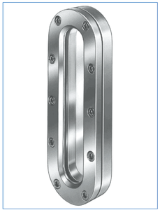 Obround <span class=keywords><strong>Borosilicate</strong></span> Tempered <span class=keywords><strong>Glass</strong></span> Sight <span class=keywords><strong>Glass</strong></span> với chỉ số mức độ - Product Image 3