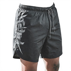 Custom Logo Men's Running <b>Shorts</b> Quick Dry Elastic Waist Sports Training Gym <b>Shorts</b> with Drawstring - Product Image 4