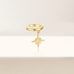 CANNER 925 Star Pendent Daily Wear Non-Piercing <b>Ear</b> <b>Cuff</b> for Women - Product Image 2
