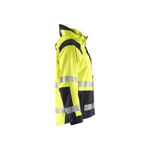 BLAKLADER - 443519873399XS Chaqueta de concha Hi-Vis Amarillo/Negro-EAN 7330509856901 ROPA DE TRABAJO DE LA HI-VIS - Product Image 3