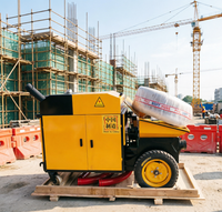 Pompe à béton diesel économique pour travaux de dalle de garage souterrain et sous-sol
