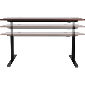 Base de table pneumatique réglable en hauteur Alera, 26-1/4 po à 39-3/8 po, noire, pour bureaux d'ordinateur - Product Image 5