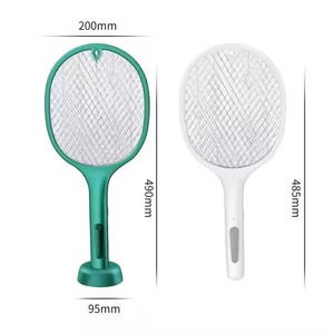 Matamoscas eléctrico con diseño elegante-Agarre cómodo para matar mosquitos más rápido - Product Image 4