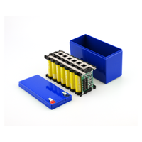 Blaues Leeres Batteriegehäuse 12V 7Ah Lithium-Pack-Box 18650 Zellenhalter Nickelstreifen 3S40A Schutzplatine ABS PC V0 Gehäuse