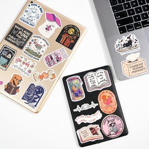 300 PCS Book <b>Stickers</b> for Kindle, Bookish <b>Sticker</b> Pack Reading Glitter Waterproof Vinyl Decals for Laptop - Product Image 6