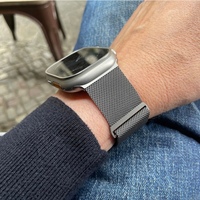 Correa de Reloj Inteligente para Hombre, de Acero Inoxidable, Resistente al Agua, para Apple Watch Ultra 3, Ultra 2 y Ultra (49 mm)