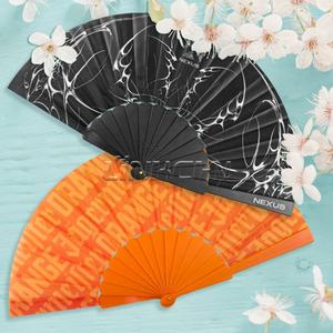 Nueva llegada de ventilador práctico de plástico de verano promocional personalizado con logotipo - Product Image 2