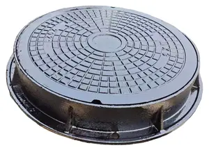 T01 Round EN124 Ductile Iron Cast Iron D400 Manhole Cover