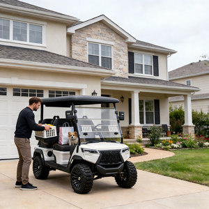 BETETEK Carro de Golf Todoterreno Mejorado de 4 Plazas con Chasis Elevado Eléctrico para Terrenos Difíciles, para Golf en Montaña y Carreteras No Públicas - Product Image 2