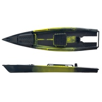 Fabricant d'origine 4m 14ft prix usine Offre Spéciale rive mer skiff solo bateau kayak de pêche avec moteur skiff boats