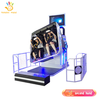 Segunda mano VR Gaming Park Equipment 9D VR Cinema Machine Juego de realidad virtual 360 Simulador de vuelo