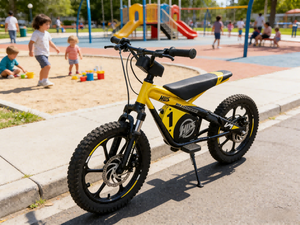 Vélo de montagne électrique pour enfants QQML, <span class=keywords><strong>2</strong></span> vitesses, moteur à moyeu arrière, batterie au lithium 36V 653W, cadre en alliage d'aluminium - Product Image 1