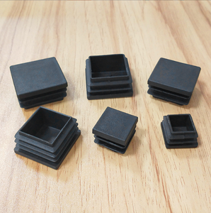 Vòng vuông ống cuối chân tip ống nhựa cắm <span class=keywords><strong>End</strong></span> Cap cho ống hình chữ nhật màu đen nhựa <span class=keywords><strong>End</strong></span> Mũ bảng vuông chân chân mũ - Product Image 4