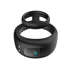 Weicher Vibrator-<span class=keywords><strong>Ring</strong></span> für Männer zur Verzögerung der Ejakulation & Klitorale Stimulation mit Realistischem Gefühl 82x32mm Penisring - Product Image 1