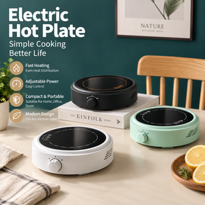 Mini Estufa Eléctrica de Cerámica Portátil, Hervidor de Agua para Té, Control por Perilla, Placa Calefactora, Uso Doméstico DJL01 - Product Image 4