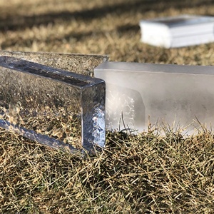 Rắn rõ ràng thủy tinh rỗng gạch khối cho xây dựng cho nhà bếp ngoài trời bên ngoài phòng ăn phòng khách khách sạn Hội trường phân vùng bức tường - Product Image 3