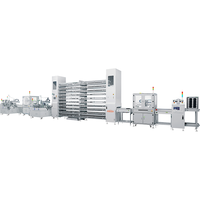 Línea de producción SMT completamente automática con luz LED PLC de nueva condición como componente central para la producción de PCB
