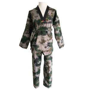 Uniformi di <span class=keywords><strong>Taekwondo</strong></span> Personalizzate per Allenamento Arti Marziali, Tute Mimetiche WTF all'Ingrosso - Product Image 5