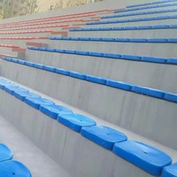 Sièges de stade professionnels et durables en plastique, gradins de football, sièges de stade