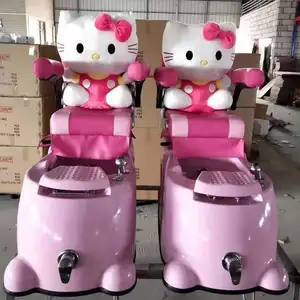 2019 新款 5 年保修热卖顶级豪华猫粉色儿童温泉椅儿童修脚椅与水槽