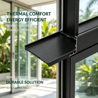 Bande de rupture thermique haute résistance PA66GF25 en polyamide nylon pour système de façade en aluminium résistant aux chocs, solution pour fenêtres