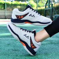 Chaussures de volley-ball en mesh imprimé carbone, chaussures de handball pour entraîneur de tennis de table, chaussures de badminton pour hommes et femmes