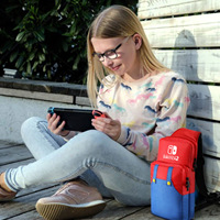 Étui de protection Switch 2 OLED Mario, sac de rangement, boîte de rangement extra large pour console NS