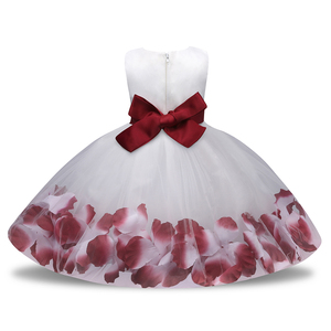 Vendita calda vestito estivo bambino bambina fiore festa di nozze vestito da principessa - Product Image 2