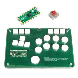 Fightboard IMP可拆卸透明MIXBOX-PICO Hitbox街机游戏杆游戏控制器，适用于电脑/PS3/PS4/开关/标清