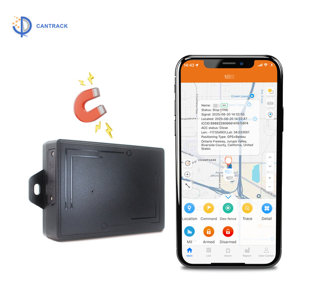 Strong Magnetic Asset GPS Tracker Real-time Tracking IP67 Waterproof Removal Alarm 10000mAh Battery
