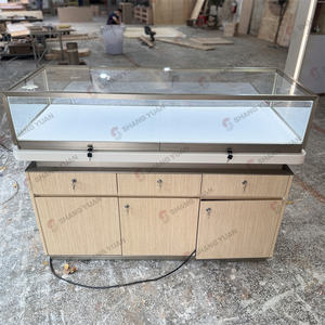 High End anpassbar mit galvani sierter Metallrahmen-LED-Streifen beleuchtung für Boutique Showcase Jewelry <span class=keywords><strong>Cabinet</strong></span> - Product Image 6