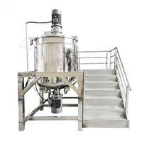 1000L Pas Cher Prix Cheveux Cire Savon Liquide Détergent Crème Lotion Haute Cisaillement Mélangeur Réservoir Shampooing Homogénéisation Mélangeur Machine